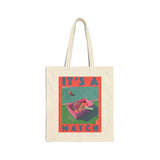 It's A Match | Cotton Canvas Tote Bag