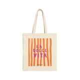 La Dolce Vita | Cotton Canvas Tote Bag