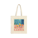 Cannes | Cotton Canvas Tote Bag