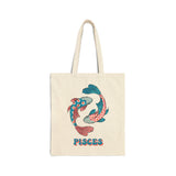 Pisces | Cotton Canvas Tote Bag