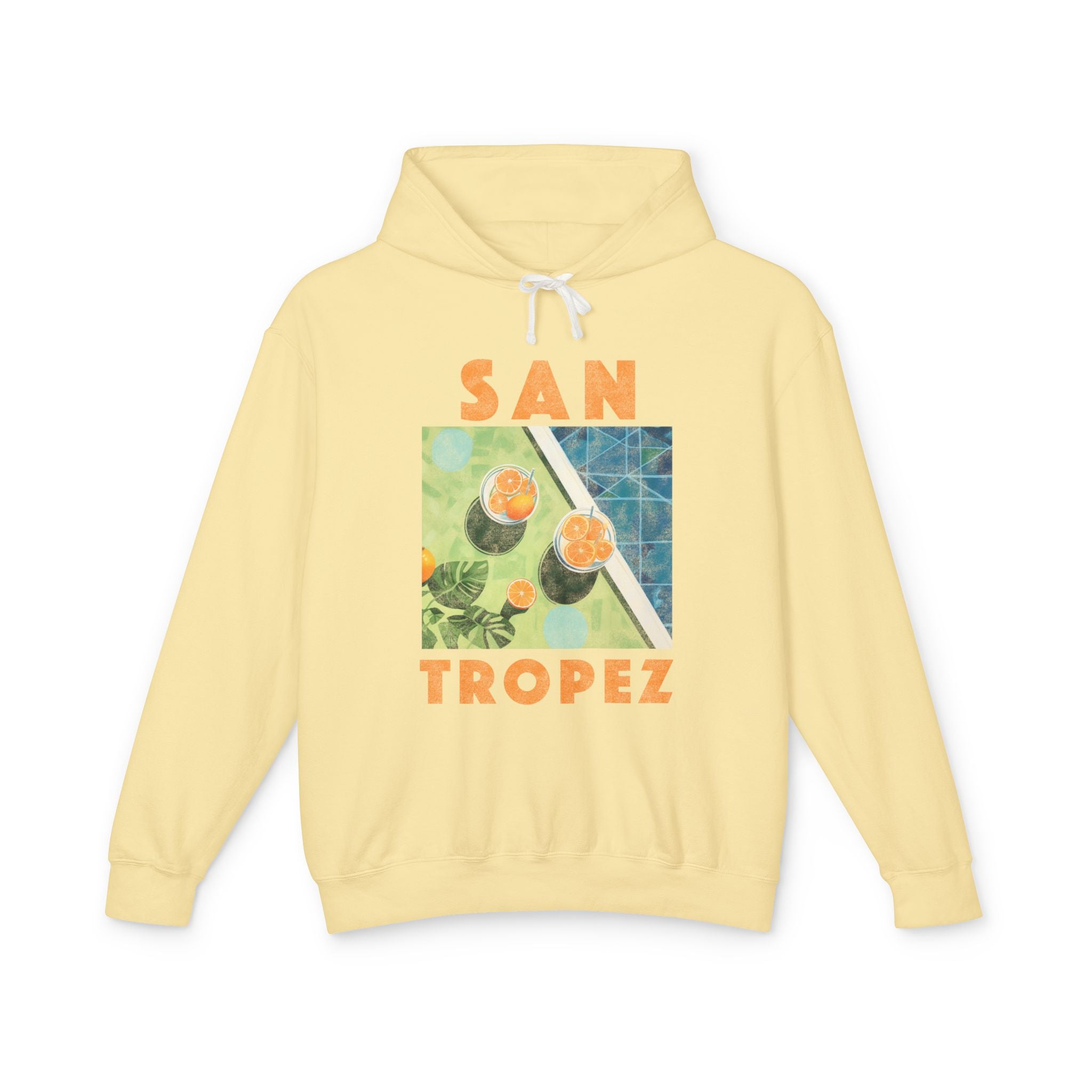 San Tropez | Retro Lightweight Hooded Sweatshirt