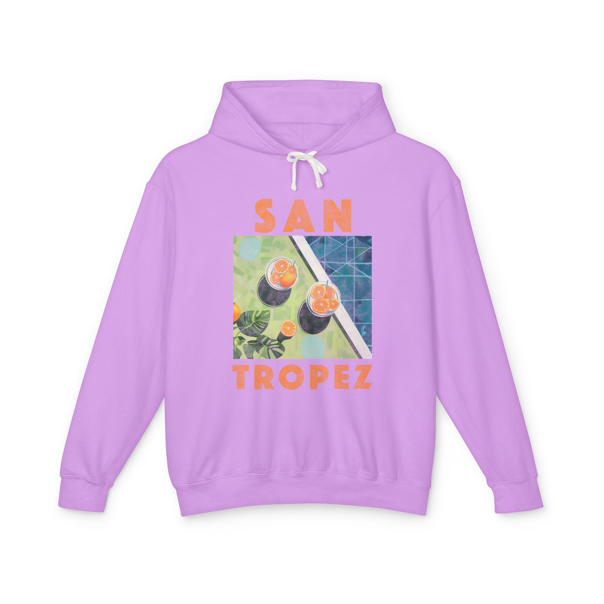 San Tropez | Retro Lightweight Hooded Sweatshirt