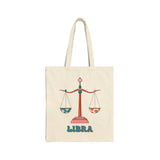 Libra | Cotton Canvas Tote Bag