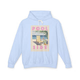 Pool Side | Retro Lightweight Hooded Sweatshirt