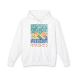 Mykonos | Retro Lightweight Hooded Sweatshirt