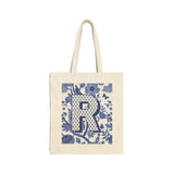 "R" Monogram | Cotton Canvas Tote Bag