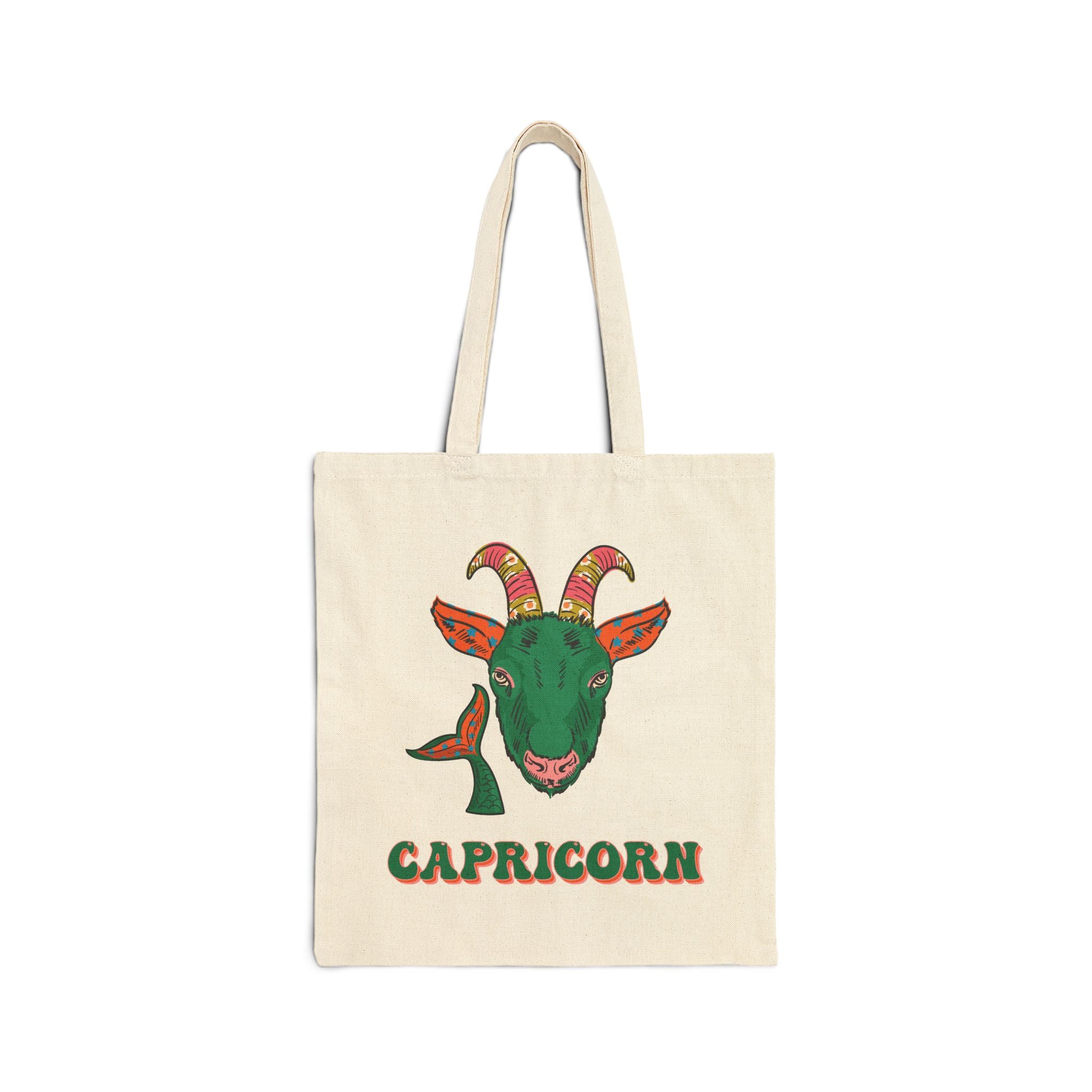 Capricorn | Cotton Canvas Tote Bag