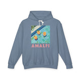 Amalfi Coast | Retro Lightweight Hooded Sweatshirt