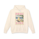 Pool Side | Retro Lightweight Hooded Sweatshirt