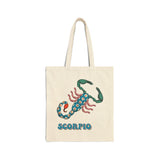 Scorpio | Cotton Canvas Tote Bag