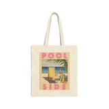 Pool Side | Cotton Canvas Tote Bag