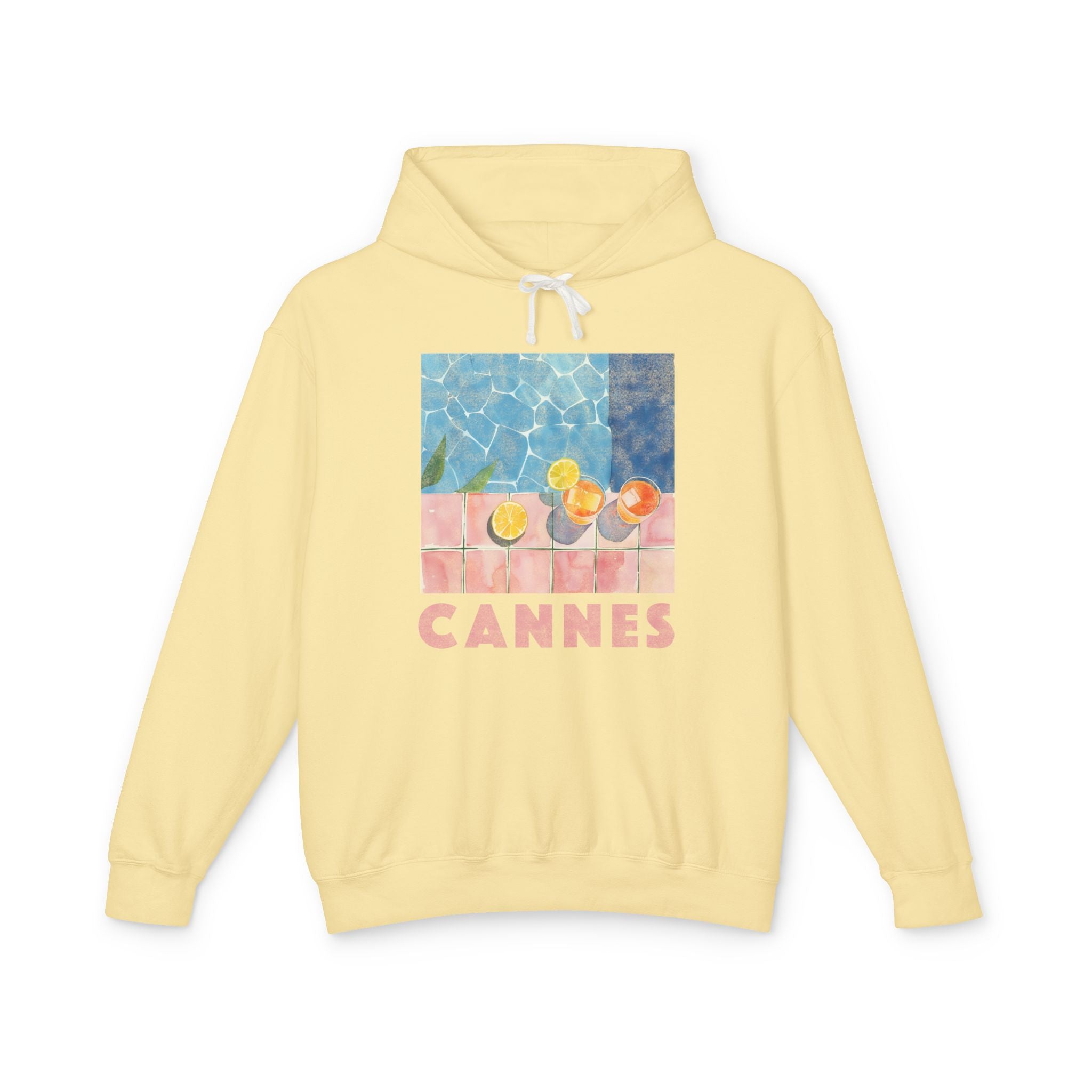 Cannes | Retro Lightweight Hooded Sweatshirt