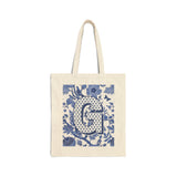 "G" Monogram | Cotton Canvas Tote Bag