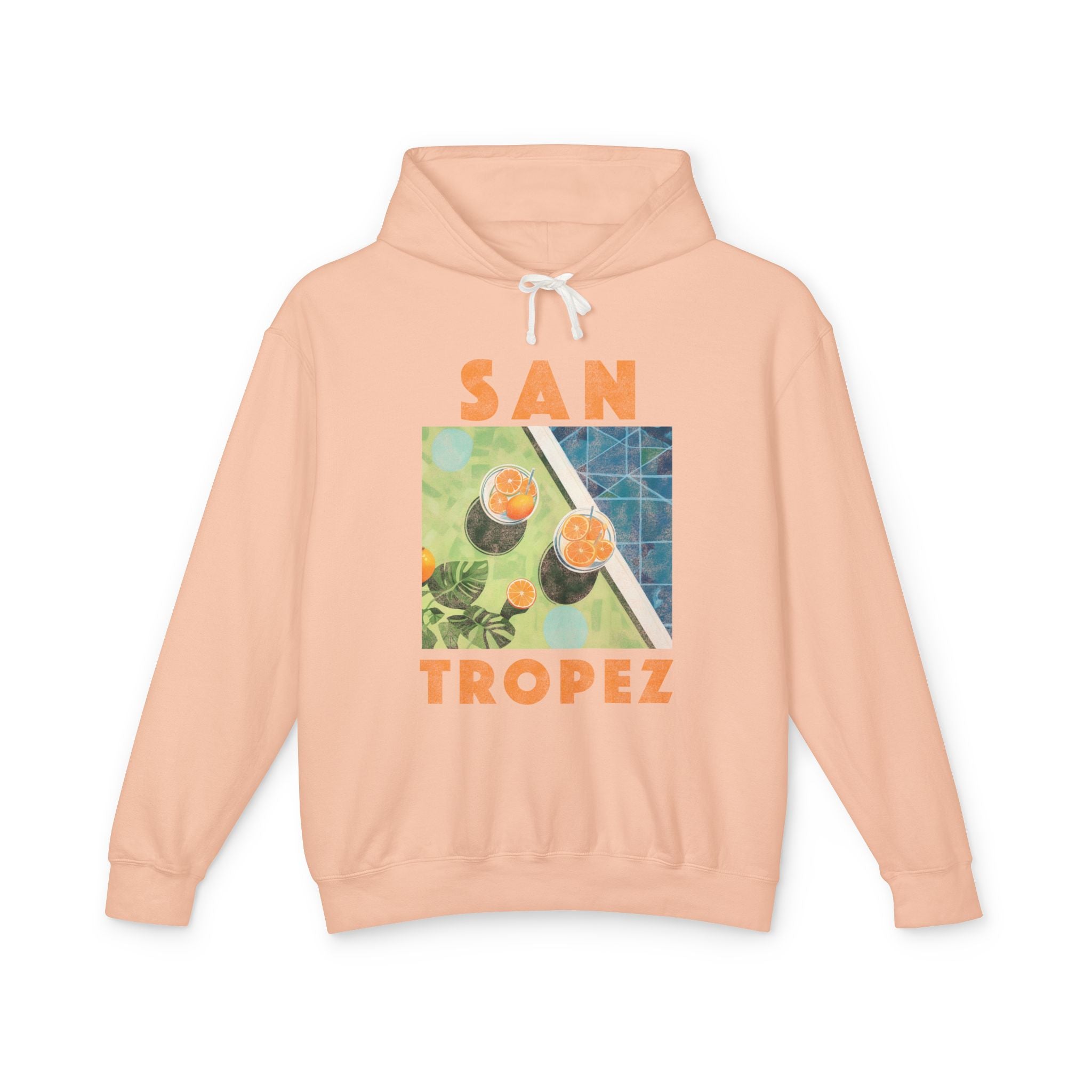 San Tropez | Retro Lightweight Hooded Sweatshirt